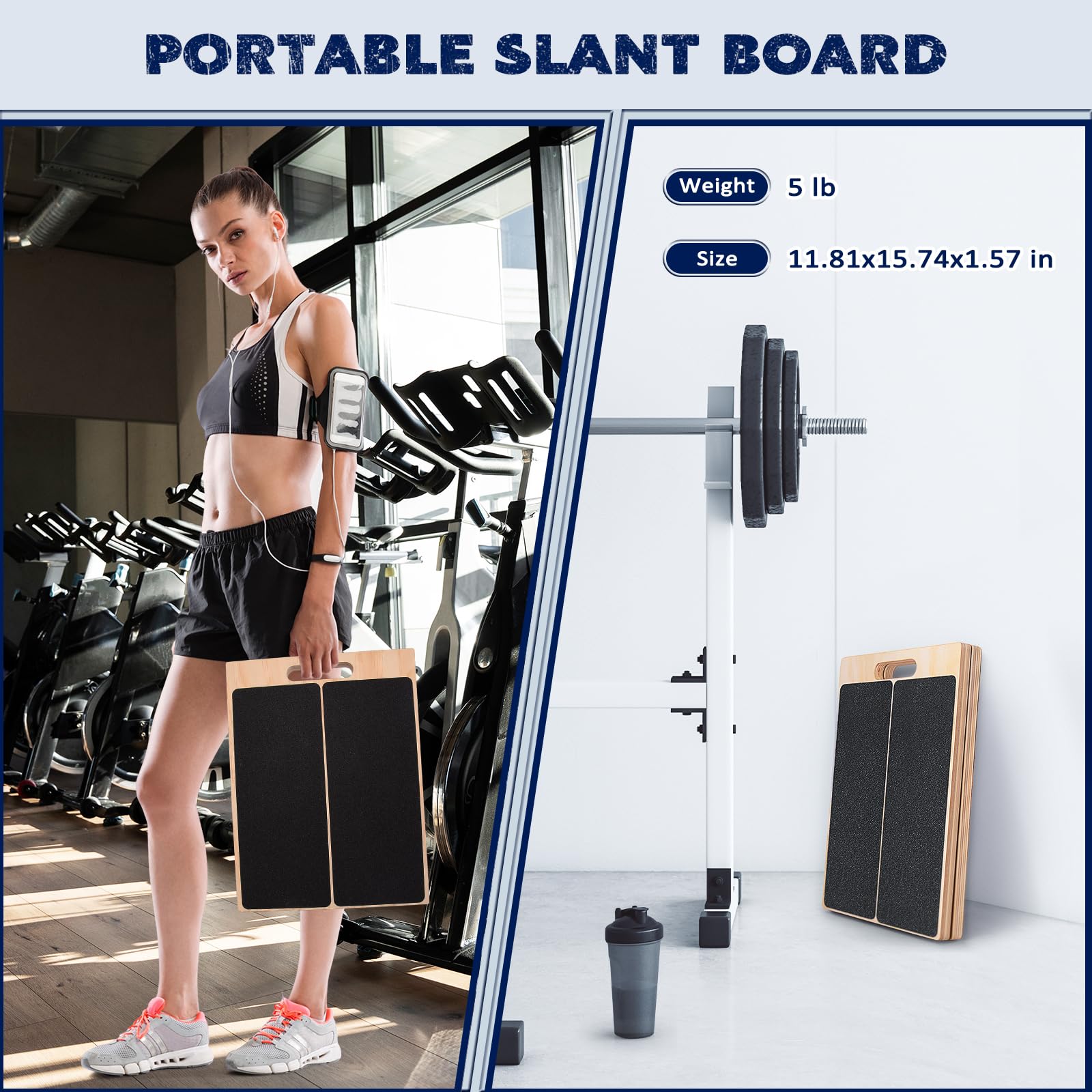 2‑in‑1 Wooden Balance Board &  - Home Gym Routine 评论和价格
