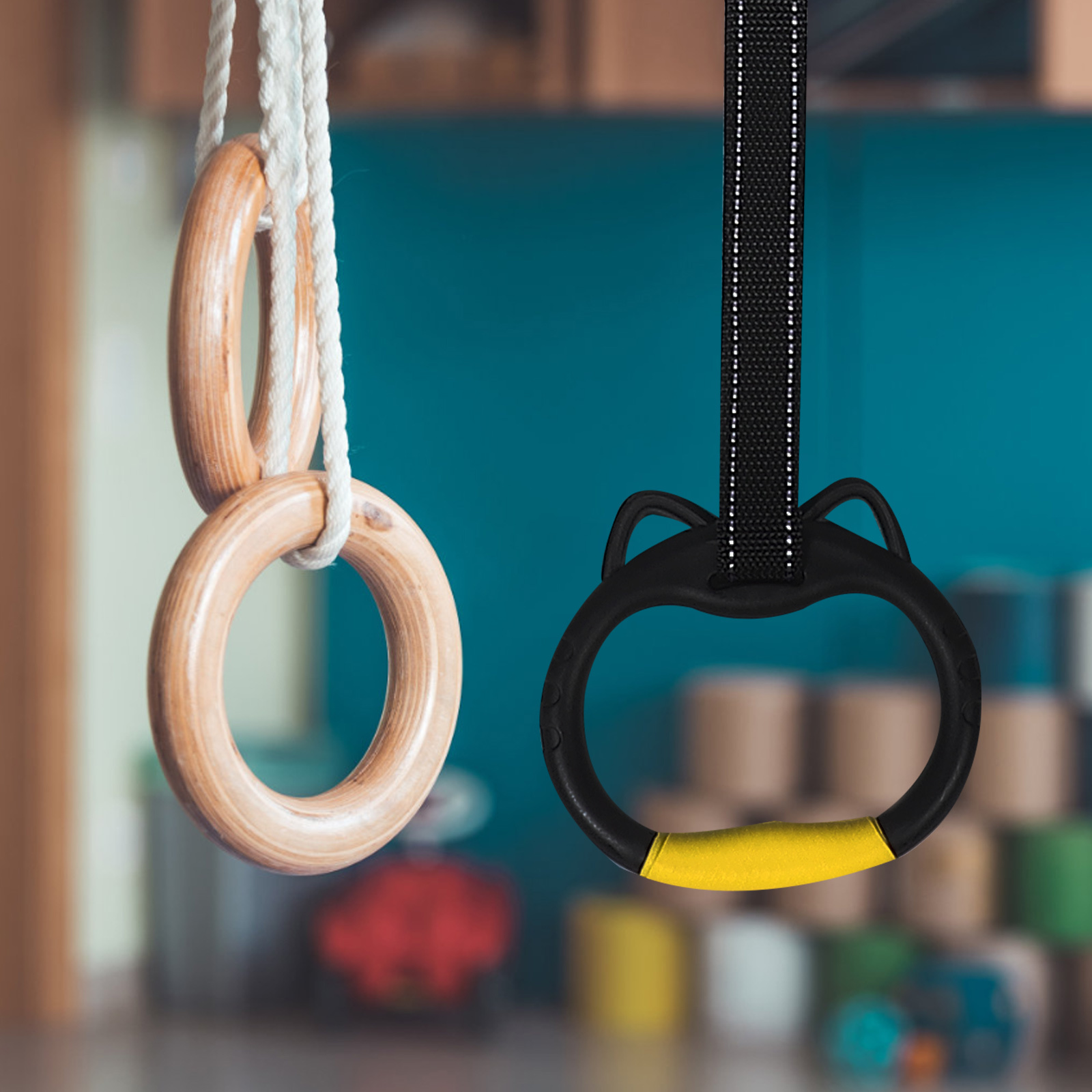 1 set 1 Set Gymnastics Rings F - Home Gym Equipment Set 评论和价格