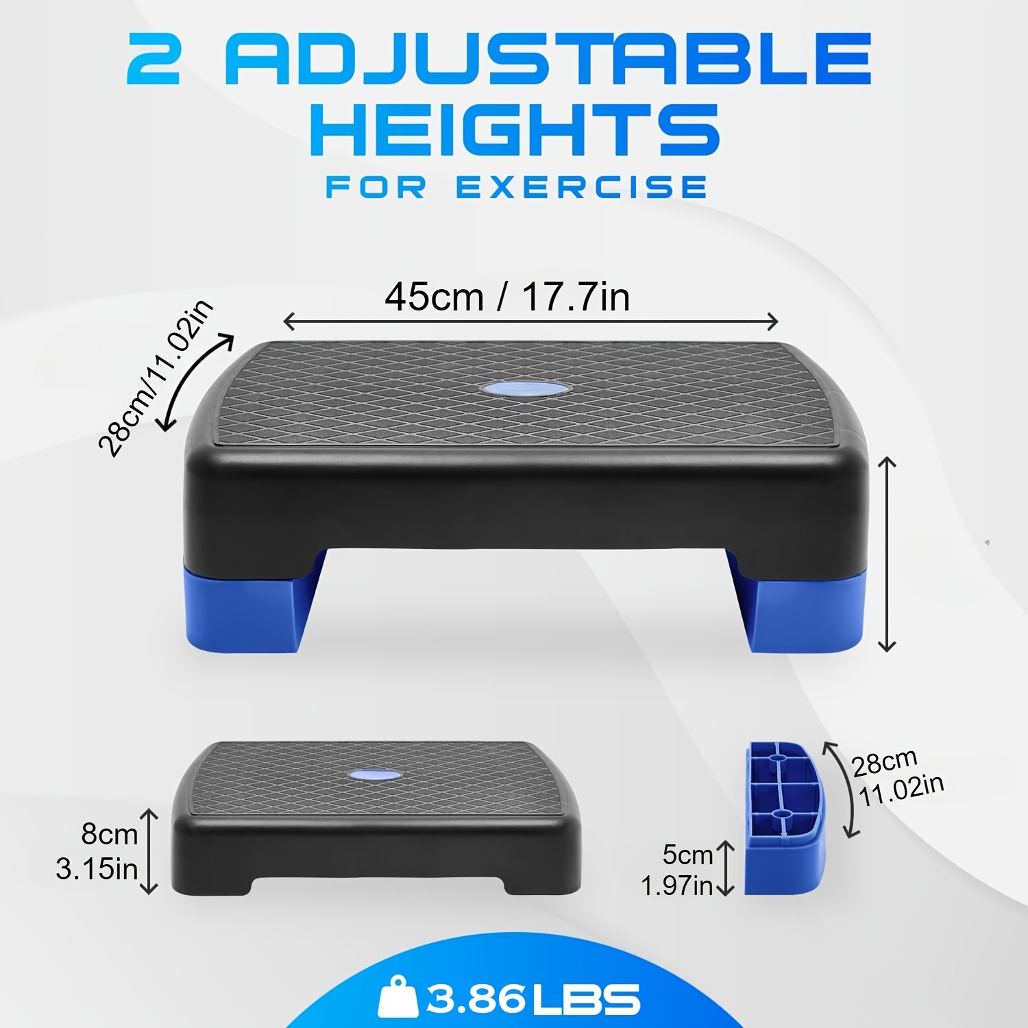 Height Adjustable Aerobic Step - Leg Home Gym Workout 评论和价格